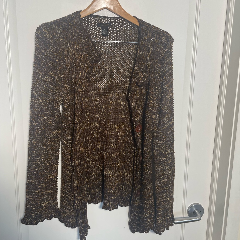 Crochet cardigan sweater
